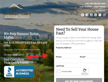 Tablet Screenshot of ibuyhousesboise.com